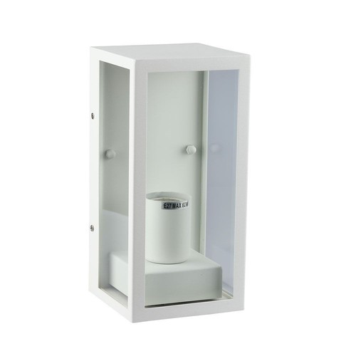 Applique murale E27 - IP44 extérieur, blanc, sans source lumineuse