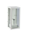 Applique murale E27 - IP44 extérieur, blanc, sans source lumineuse