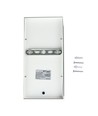 Applique murale E27 - IP44 extérieur, blanc, sans source lumineuse