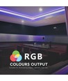 Ruban LED RGB 5m 4,8W/m - 12V DC, IP20, 30 LED par mètre