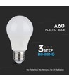 Ampoule LED E27 9W dimmable en 3 étapes - A60, On/off dimmable