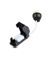 Pack de 3 spots encastrables 5W - Façade en acier, complet avec support GU10 et spot LED