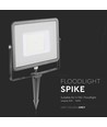 V-Tac Piquet pour projecteur LED - Diamètre 6 cm, Hauteur 26,5 cm