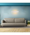 Applique murale LED blanche allongée 20W - IP44 extérieur, indirecte, source lumineuse incluse