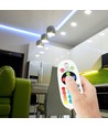 Contrôleur RGB avec télécommande - fonction mémoire, infrarouge, 12V (72W), 24V (144W)