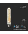 Ampoule LED V-Tac 6W - Filament, T30, blanc extra chaud, 2200K, E27