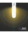 Ampoule LED E27 2W - Filament carbone, T30