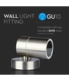Applique murale V-Tac - IP44 extérieure, douille GU10, sans source lumineuse
