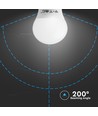 Ampoule LED B22 5,5W - G45, puce LED Samsung