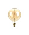 Ampoule globe LED géante E27 8W dimmable - Ø20 cm, Filament carbone, blanc extra chaud, 2000K