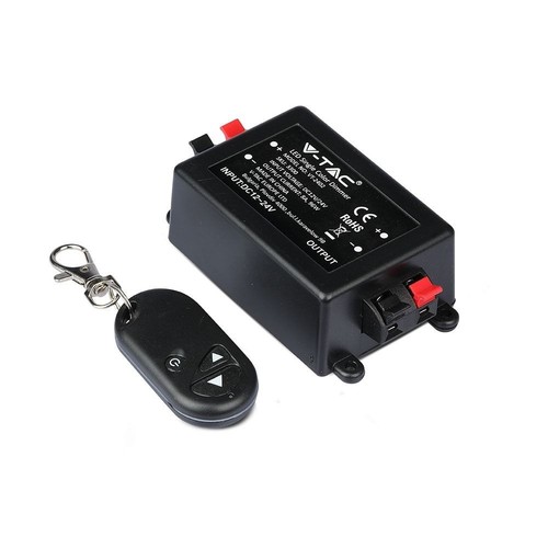 Variateur sans fil avec télécommande - RF sans fil, fonction mémoire, 12V/24V (96W / 192W)