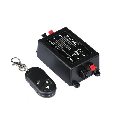 Variateur sans fil avec télécommande - RF sans fil, fonction mémoire, 12V/24V (96W / 192W)