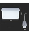 Panneau de sortie LED V-Tac à monter au plafond/incorporé - 2W, puce LED Samsung