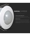 Capteur de mouvement encastrable V-Tac - compatible LED, blanc, infrarouge PIR, IP20 intérieur