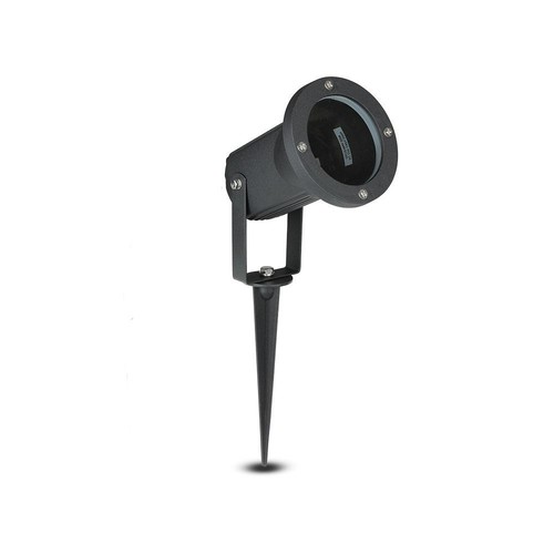 Spot de jardin à piquer - GU10, IP44, Noir, lampe de travail, sans source lumineuse
