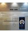 Dalle LED Smart Home 40W - 25mm, 60x60, Tuya/Smart Life, compatible Google Home/Alexa, bord blanc