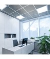 Dalle LED Smart Home 40W - 25mm, 60x60, Tuya/Smart Life, compatible Google Home/Alexa, bord blanc