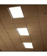 Dalle LED Smart Home 40W - 25mm, 60x60, Tuya/Smart Life, compatible Google Home/Alexa, bord blanc