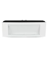 V-Tac éclairage de secours LED 4W - Pour montage mural/plafond/encastré, 110 lumens, batterie et pictogrammes inclus