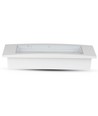 V-Tac éclairage de secours LED 4W - Pour montage mural/plafond/encastré, 110 lumens, batterie et pictogrammes inclus