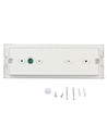 V-Tac éclairage de secours LED 4W - Pour montage mural/plafond/encastré, 110 lumens, batterie et pictogrammes inclus