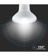 Ampoule spot LED E27 10W - R80, puce LED Samsung