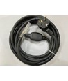 Connecteur pour bande LED 230V (Type Q), étanche IP67 - Incl. bouchon de fin, 5m, 230V