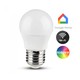 Ampoule LED E27 5W Smart Home Sphérique - G45, Tuya/Smart Life, compatible avec Google Home, Alexa et smartphones