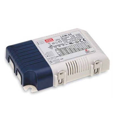 Driver Meanwell 25W / 350-1050mA dimmable LCM-25 - 0-10V dimmable, pour panneau LED