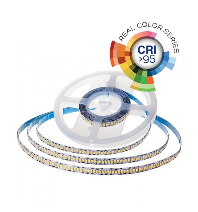 Ruban LED 10m 18W/m RA95 - 24V DC, IP20, puces LED Samsung, 240 LED par mètre