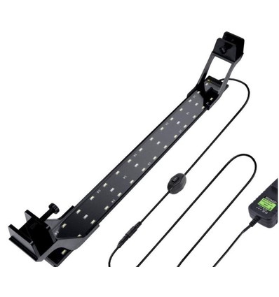 Luminaire pour aquarium 73-93 cm - LED 20W, blanc/bleu, réglable