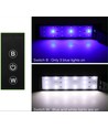 Lampe d'aquarium 19,5 cm - 7W LED, blanc/bleu