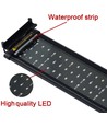Luminaire d'aquarium 113-136 cm - 32W LED, blanc/bleu, réglable
