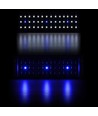 Luminaire pour aquarium 88-110 cm - LED 25W, blanc/bleu, réglable