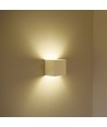 Applique murale LED 12W blanche - IP65 extérieur, carrée, angle de diffusion réglable, source lumineuse incluse