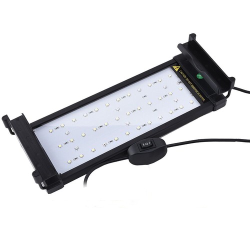 Luminaire pour aquarium 48-70 cm - LED 11W, blanc/bleu, réglable