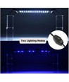 Luminaire pour aquarium 88-110 cm - LED 25W, blanc/bleu, réglable