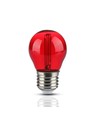 Ampoule LED E27 2W Sphérique - Rouge, Filament