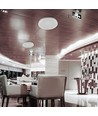 Plafonnier design dimmable 40W - Ø40cm, couleur réglable, télécommande