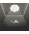 Plafonnier design dimmable 40W - Ø40cm, couleur réglable, télécommande