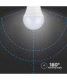 Ampoule LED E27 4W - G45, compacte