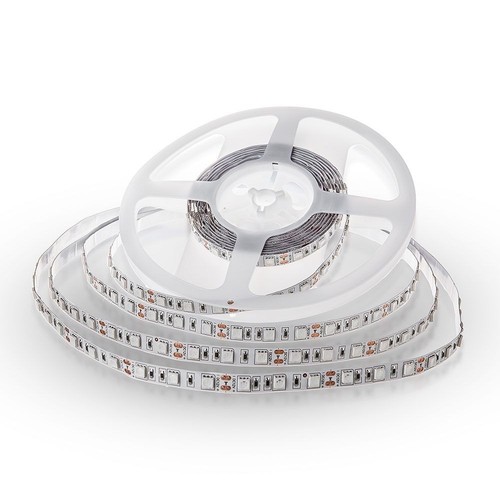 Ruban LED 5m 9W/m - 24V DC, IP20, 60 LED par mètre