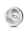 Spot LED G53 20W - AR111, blanc chaud