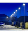 V-Tac lampe de rue LED 100W - puce LED Samsung, Ø60mm, IP65, 84lm/w