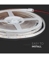 Ruban LED 5m 3,6W/m résistant aux éclaboussures - IP65, 60 LED par mètre, choisissez la couleur