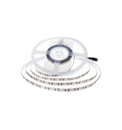 Ruban LED 5m 11W/m - 24V DC, IP20, 150lm/W, 168 LED par mètre