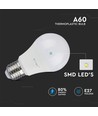 Lot de 10 ampoules LED E27 9W - 200 degrés
