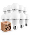 Lot de 10 ampoules LED E27 9W - 200 degrés