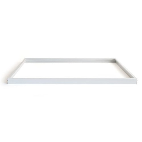 Cadre pour panneau LED 120x60 - Montage facile avec vis, bord blanc
