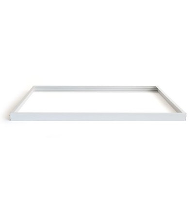 Cadre pour panneau LED 120x60 - Montage facile avec vis, bord blanc